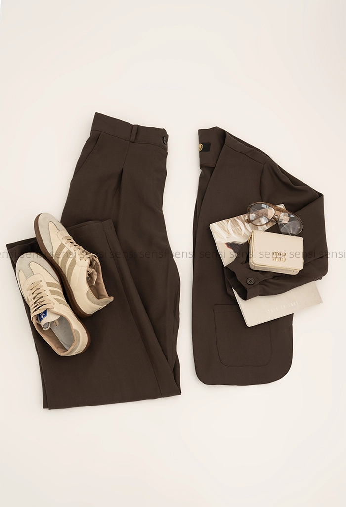 ست کت شلوار یقه هفت کد1005479